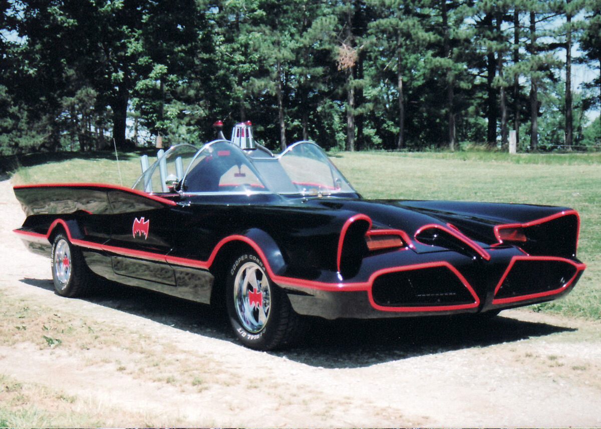 batman and robin batmobile adam west