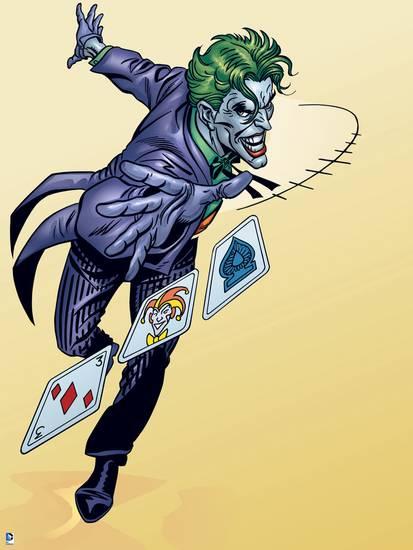 batman joker playing card