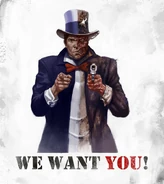 Two-Face's gang recruitment poster
