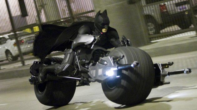 the dark knight bruce wayne motorcycle