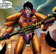 Satanna Nouvelle Terre ennemie d'Hawkman