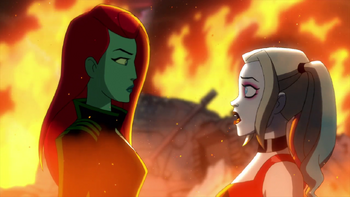 Halrey Quinn - Harley intenta sincerarse con Hiedra