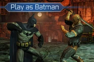 Deathstroke attacks Batman