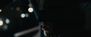 Batman montado en El Murciélago.