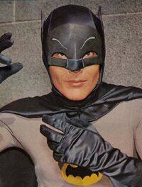 Adam West (1928-2017), as Batman (Batman 1960s series and movies)