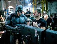 Zack Snyder with Ben Affleck as Batman.