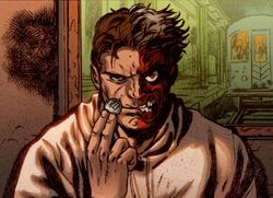 Harvey Dent as Two-Face.