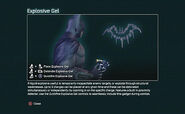 The Explosive Gel in Arkham City.