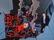 Batman Beyond Damaged Batsuit