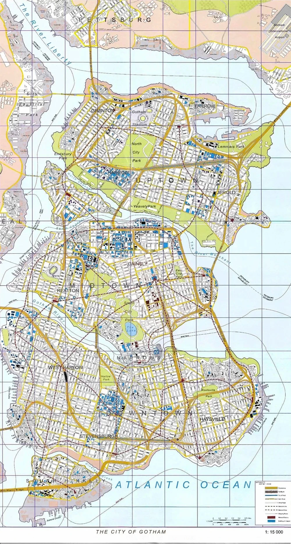 Batman Gotham City Map Gotham City (Nolanverse) | Batman Wiki | Fandom