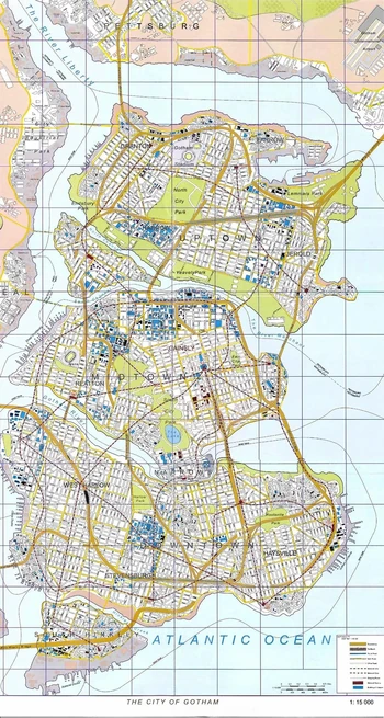 A map created by  art department