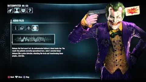 Batman Arkham Knight The Joker Audio Log