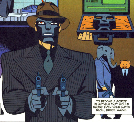 The Origin of Black Mask's Face is Darker Than Batman's