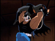 Bane attempts to break Batman