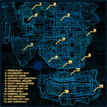 Batman arcade map