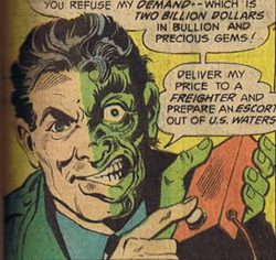 Two-Face-Threat of the Two-Headed Coin!