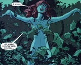 Poison Ivy in Gotham Central. Art by Steve Lieber.