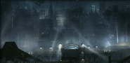 Arkham as seen in the sequel to Batman: Arkham Asylum.