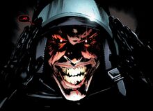 The Batman Who Laughs Gesicht