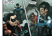 Nightwing ends Robin's virtual training in Arkham Unhinged