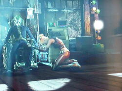 Joker fakes his death.