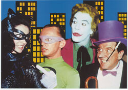 Joker, Penguin, Riddler and Catwoman