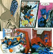 Deathstroke bests Batman