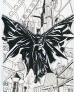 Batman '89 artwork by Joe Quinones - ink only