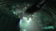 La Batwing venant à la rescousse de Batman Batman: Arkham Asylum
