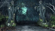 L'entrée de l'asile