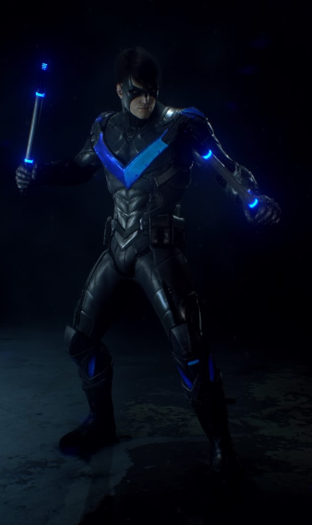 nightwing arkham city skins