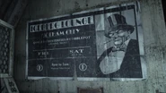 Affiche dans l'asile d'Arkham
