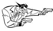 Early Joker Sketch by Bruce Timm
