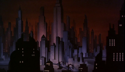 Gotham's skyline.