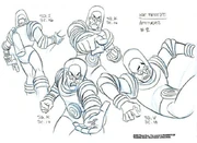Character models for Mister Freeze