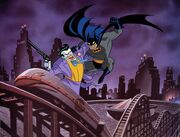 Batman vs. Joker on the Rollercoaster Litograph