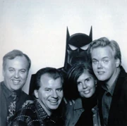 Alan Burnett, Eric Radomski, MacCurdy, & Bruce Timm in September 1992