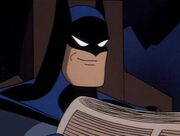 On Leather Wings 12 - Batman reads the news