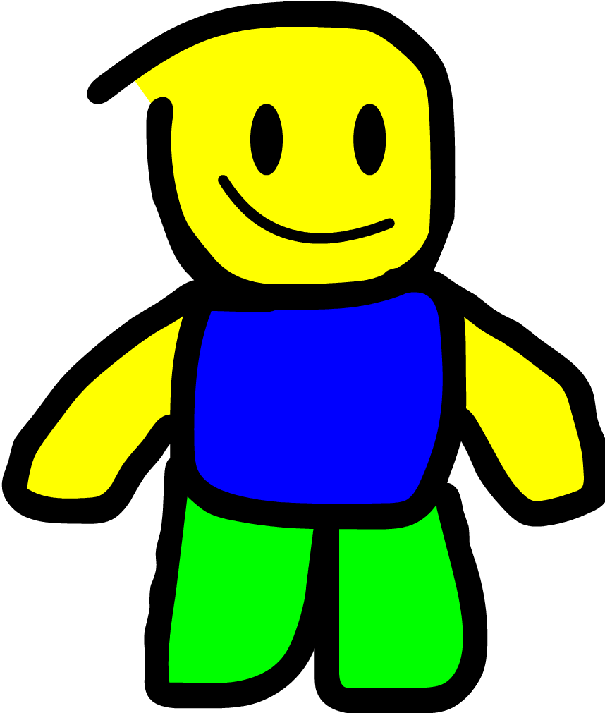 Noob doodles roblox pixel art