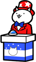 Wildcat slots quizmaster cat.png (5 КБ) Кот-мастер на телевикторине в диких кошачьих слотах на 9-ую годовщину игры