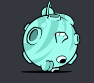 Puffsley's Comet's moving animation