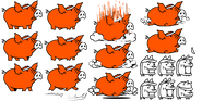 Pigge Back's spritesheet