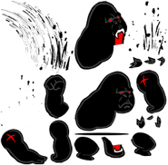 Ragin' Gory's spritesheet