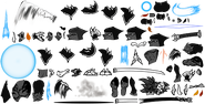 Wargod Hanzo's spritesheet