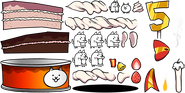 5th Anniversary Birthday Cake's spritesheet