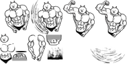 Beefcake Cat's spritesheet