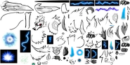Лист спрайтов Урс и Фенрира