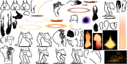 Crazed Titan Cat's spritesheet