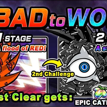 Bad To Worse Battle Cats Wiki Fandom It appears on the 9th, 10th, 23rd and 24th of every month. bad to worse battle cats wiki fandom