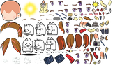 Moe Uzumasa & Doge's spritesheet